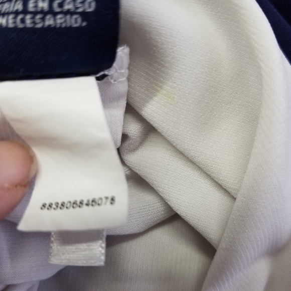 Chaps dress  blue and white  sz PM - Picture 7 of 8